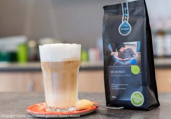 Kaffeespezialität mit Espresso aus eigener Delmundo-Röstung