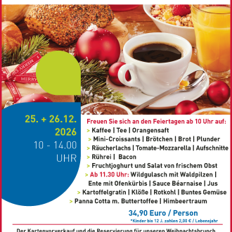 Foto Flyer Weihnachtliches Brunch-Büfett (Link zu PDF mit Detailinformationen)